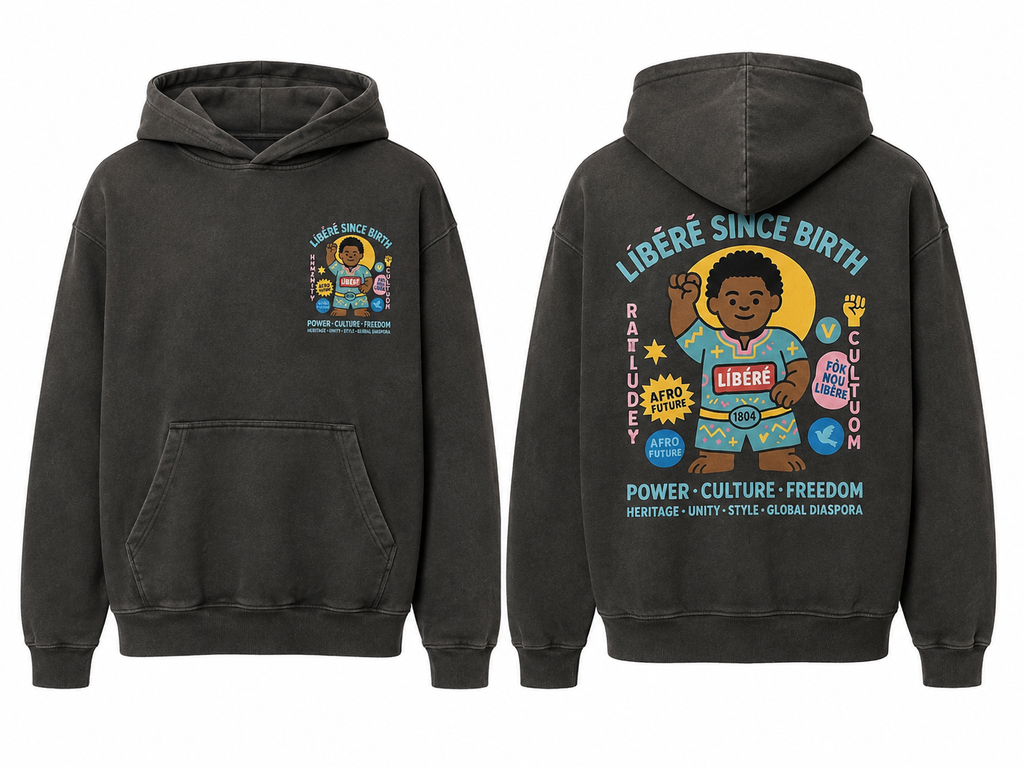 Líbéré Since Birth Graphic Hoodie
