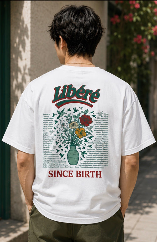 Líbéré Since Birth Floral Heritage Tee
