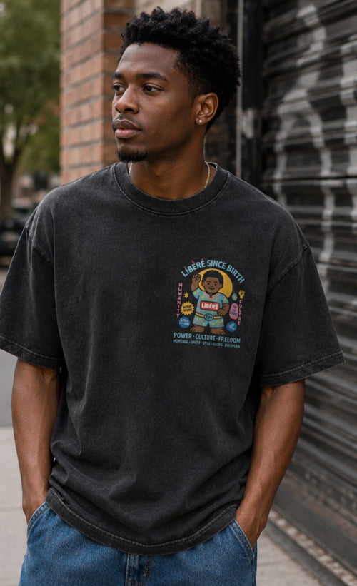 Líbéré since birth - Afro future Tee